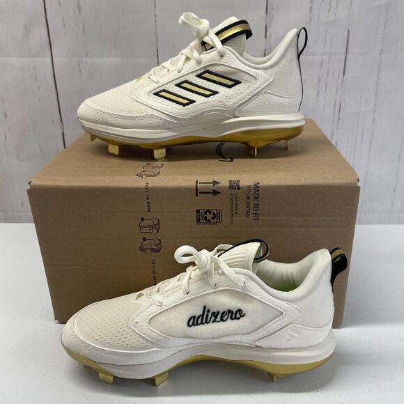 ADIDAS ADIZERO PUREHUSTLE 3 ELITE WOMEN'S METAL FASTPITCH SOFTBALL CLEATS 7.5 - Picture 1 of 8